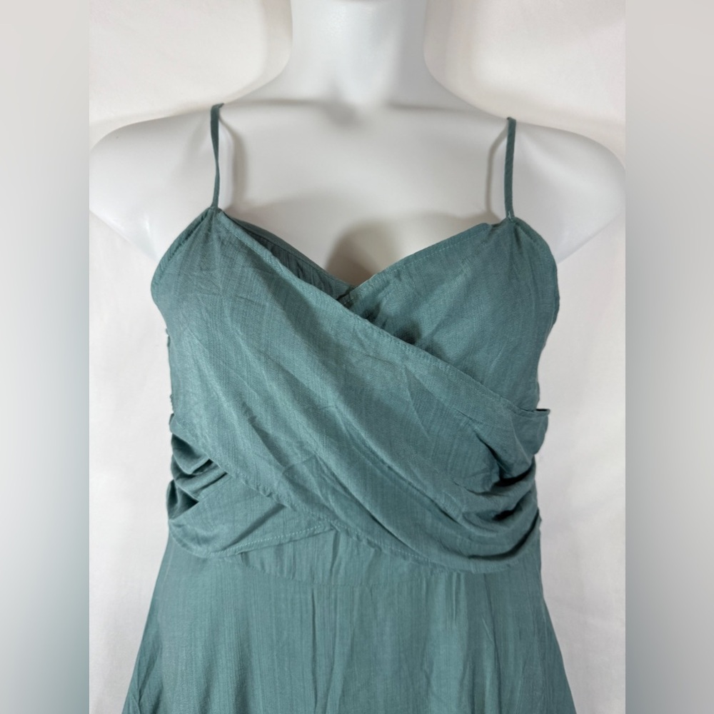 CUPSHE Ruffled Hem Faux Wrap Dress - Picture 5 of 14